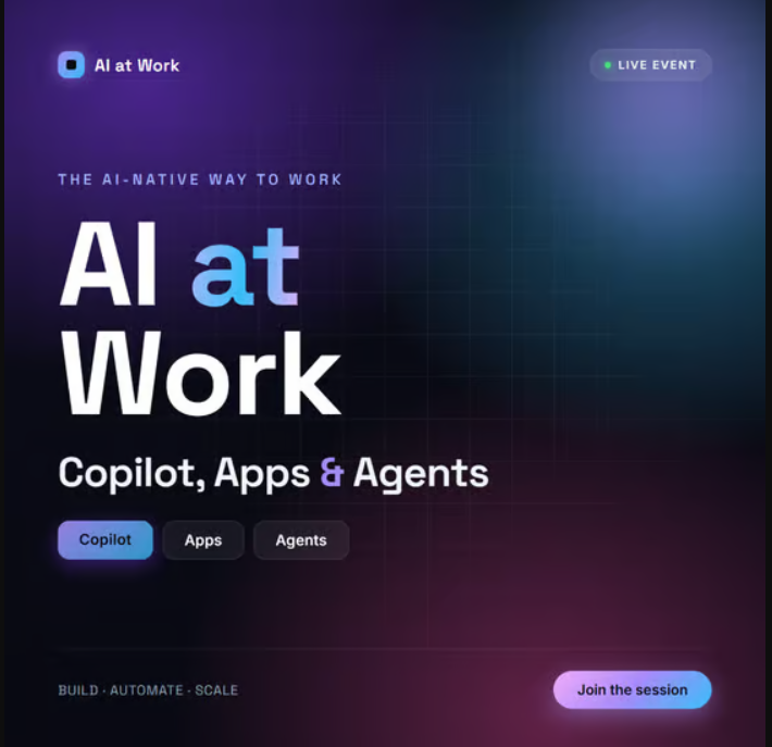 AI at Work: Copilot, Apps & Agents